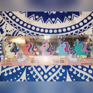 5 Piece Fruity Lipgloss Unicorn Pack